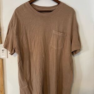 Goodfellow & Co Men's Brown Short Sleeve Tee